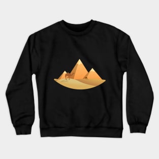 pyramids design Crewneck Sweatshirt